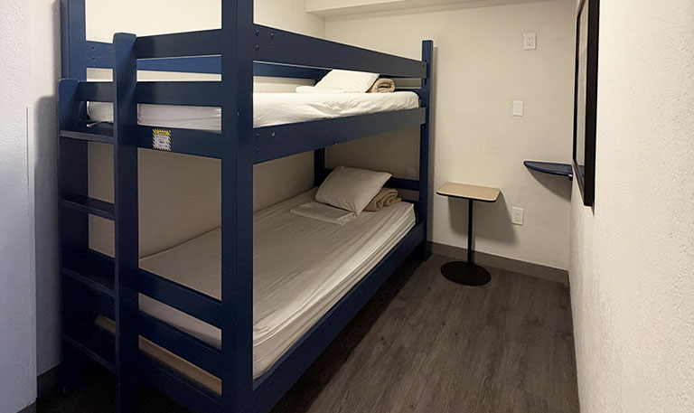 Newly Renovated Family Room with 2 Queen Beds and a Bunk Bed