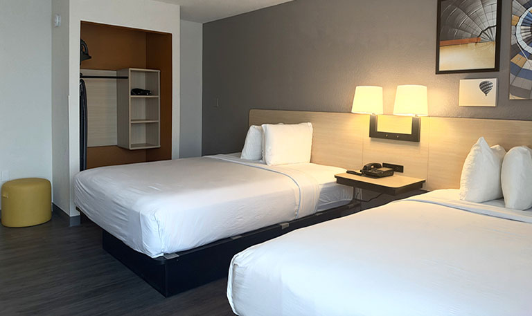 Newly Renovated Double Queen Room