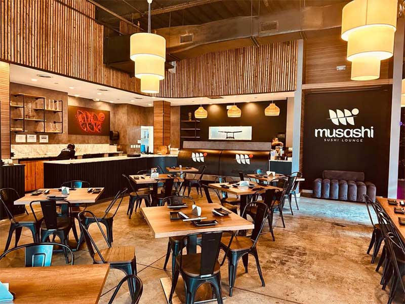 Musashi Sushi Lounge Interior